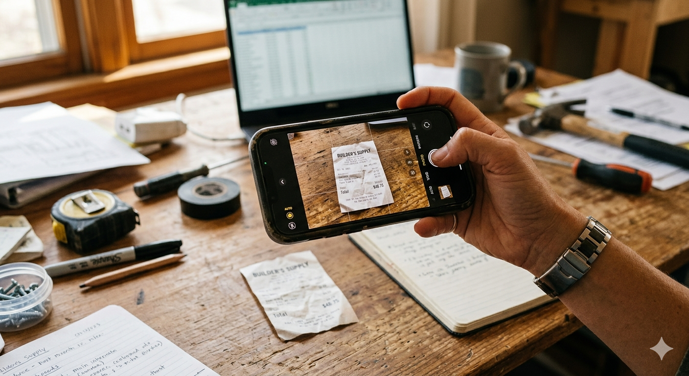 Person emailing a PDF to DropToText from their laptop